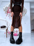 Imitation leather boots "ROCK 68" - BLACK
